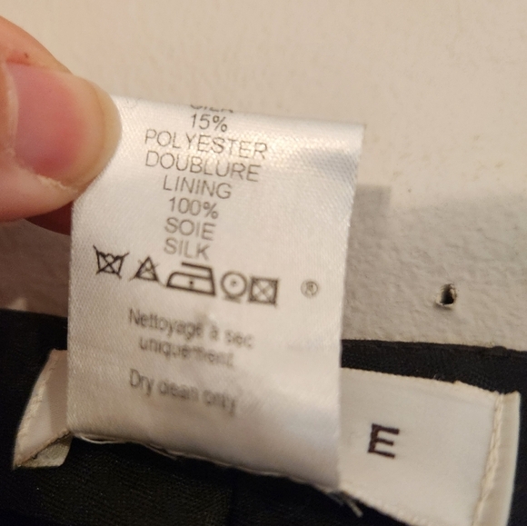 Celine Designer Vintage Gold Paisley Brocade Silk-Lined Pants | FR 40 - Picture 10 of 12